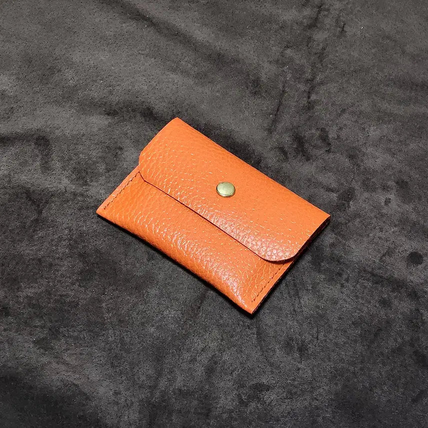 [BUNJANG] Handmade Leather Card Wallet / 핸드메이드 소가죽 카드지갑 명함지갑