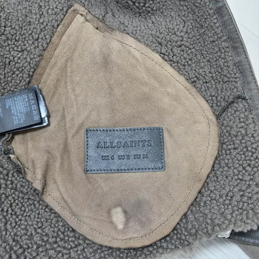 [BUNJANG] All Saints Sheepskin/Cowhide Biker Jacket / All Saints 올세인츠 (양, 소가죽100%)무스탕 바이커 자켓