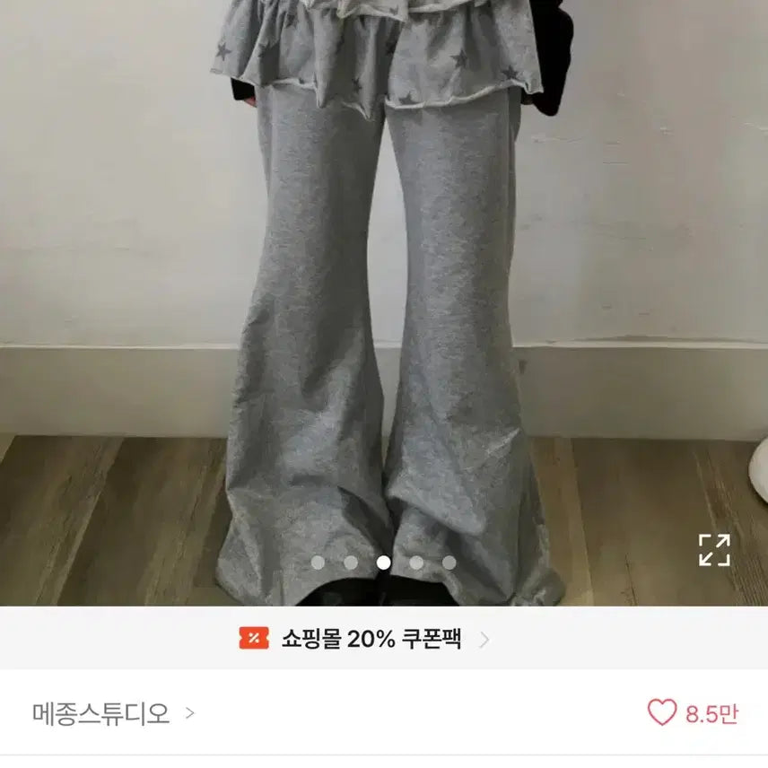 [BUNJANG] Star Pattern Mini Skirt / 에이블리 스타 별 캉캉 스커트 부츠컷팬츠 위시코어 키치 y2k 갸루