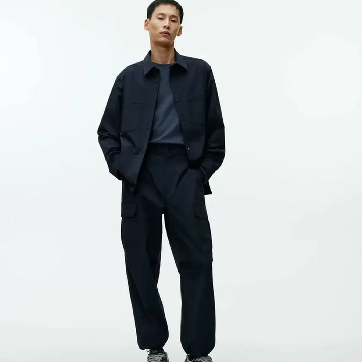 [BUNJANG] ARKET Cargo Jogger Pants Black L / 아르켓 카고 팬츠 블랙 L 사이즈