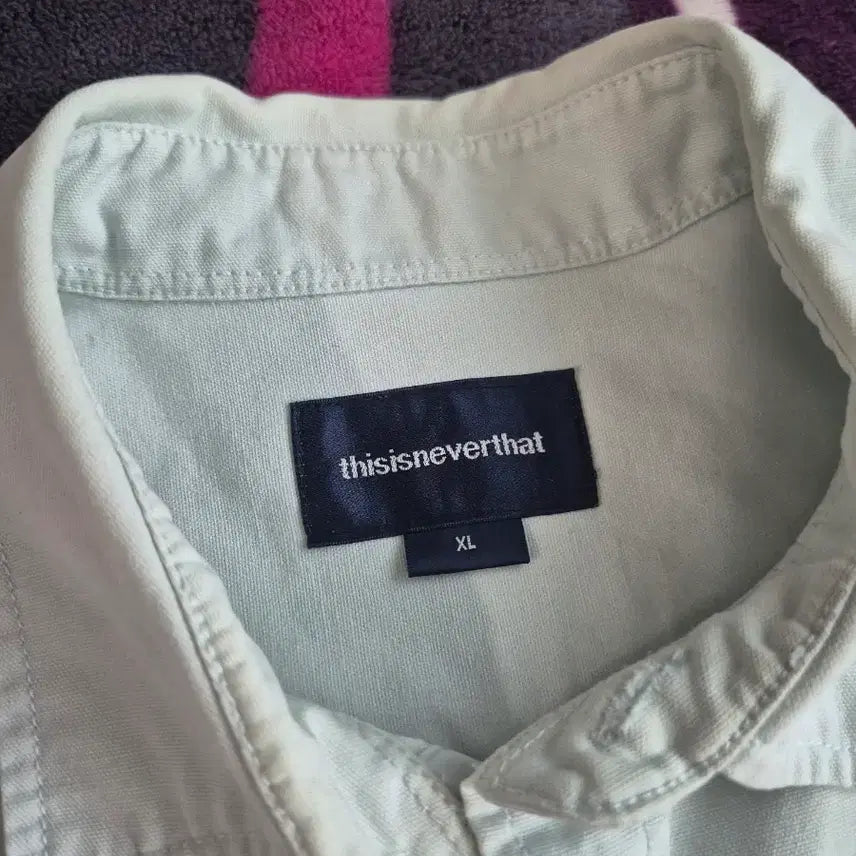 [BUNJANG] thisisneverthat MI Logo Oxford Shirt / (XL)디스이즈네버댓 MI로고 옥스포드 셔츠