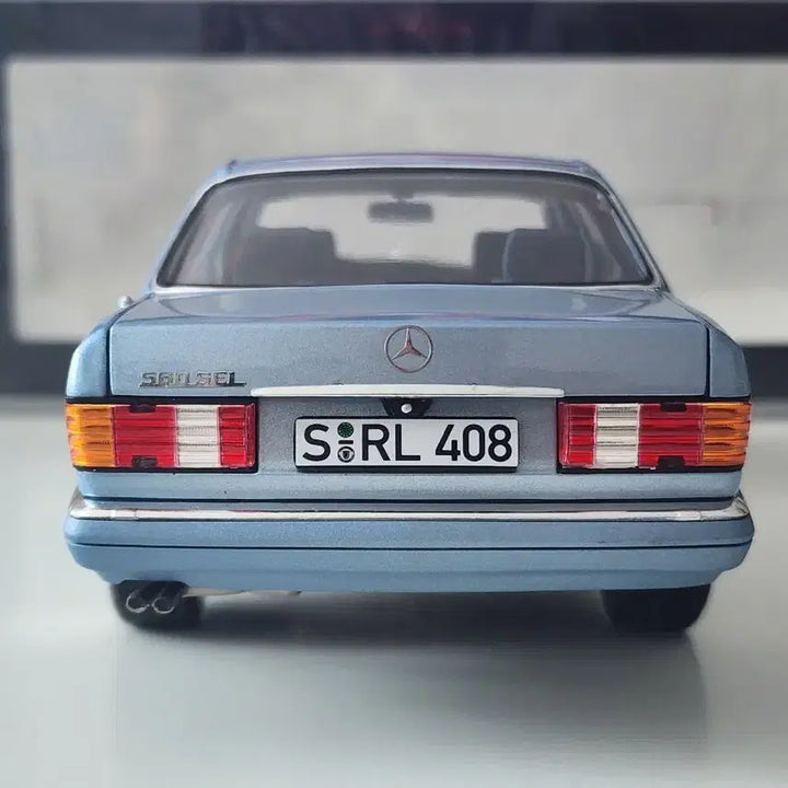 [BUNJANG] Norev 1:18 Mercedes-Benz W126 560SEL Light Blue Diecast Model / 1:18 노레브 벤츠 W126 560SEL 라이트 블루 다이캐스트