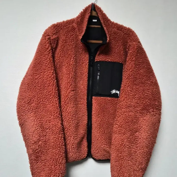 [BUNJANG] Stussy Sherpa Reversible Fleece Jacket / 스투시 쉐르파 리버서블 후리스