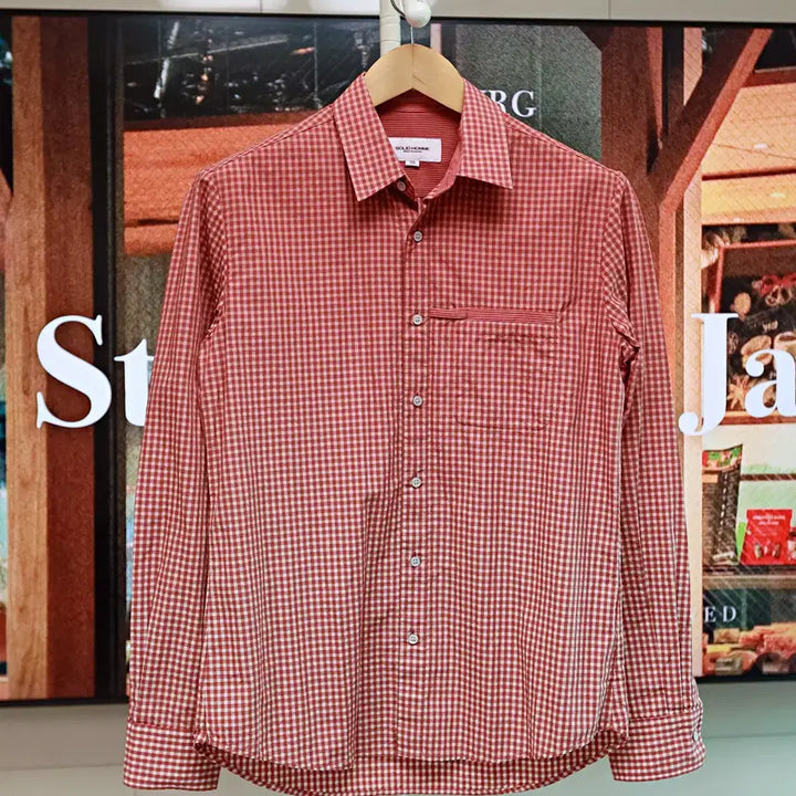 [BUNJANG] Solid Homme Wooyoungmi Gingham Check Shirt / 솔리드옴므 우영미 셔츠 100