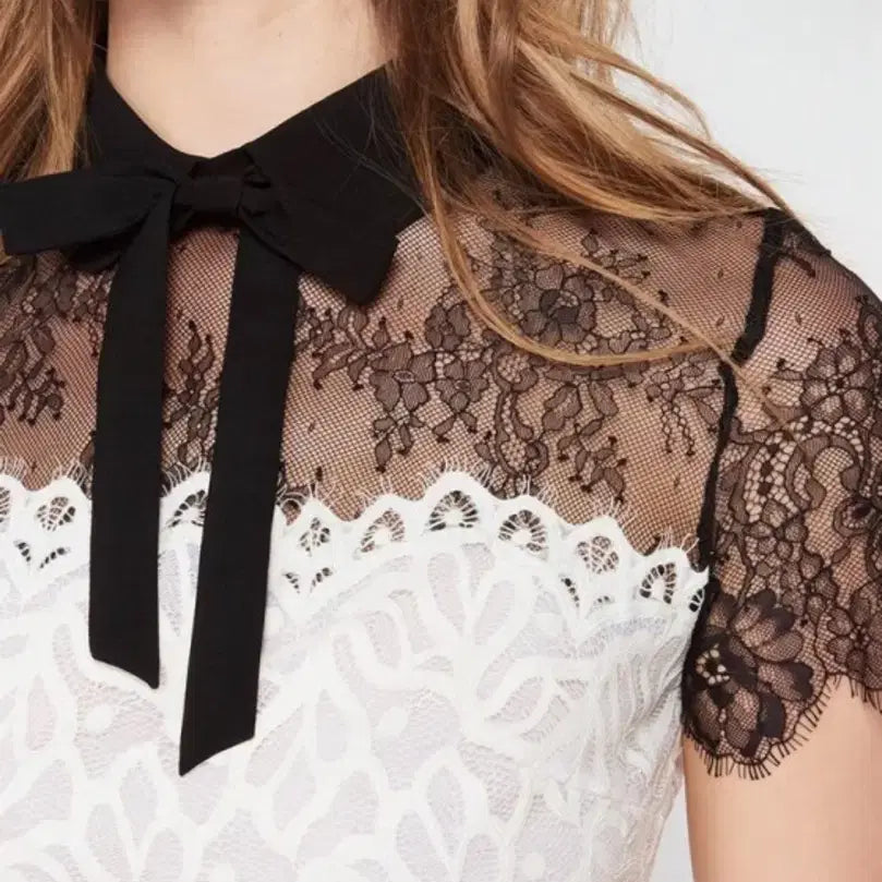 [BUNJANG] Sandro Rosen Lace Dress / Sandro 산드로 로젠 레이스원피스