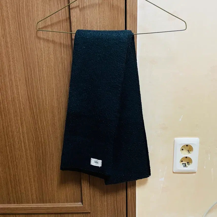 [BUNJANG] Black Muffler Scarf / 검정색 머플러 목도리