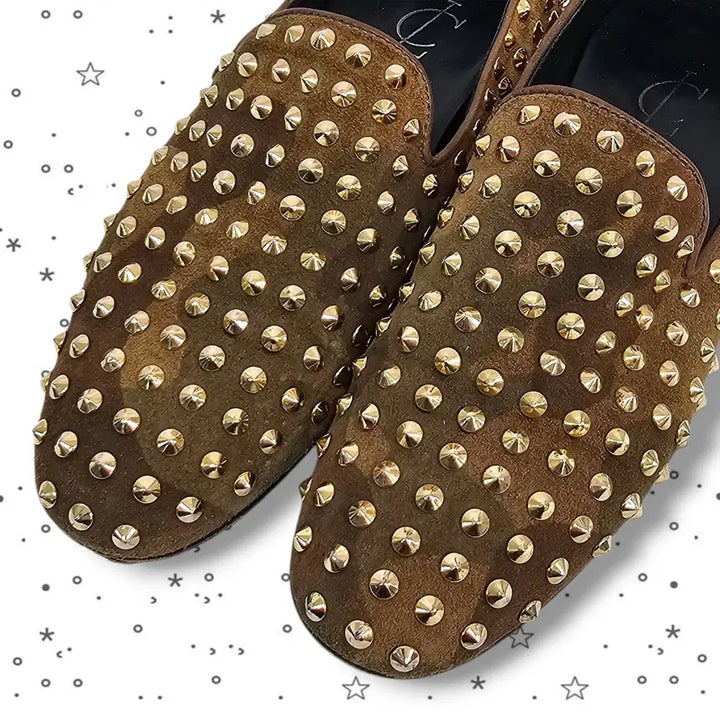 [BUNJANG] Christian Louboutin Studded Slip-on Shoes / 37 Christian Louboutin 스터드 슬립온
