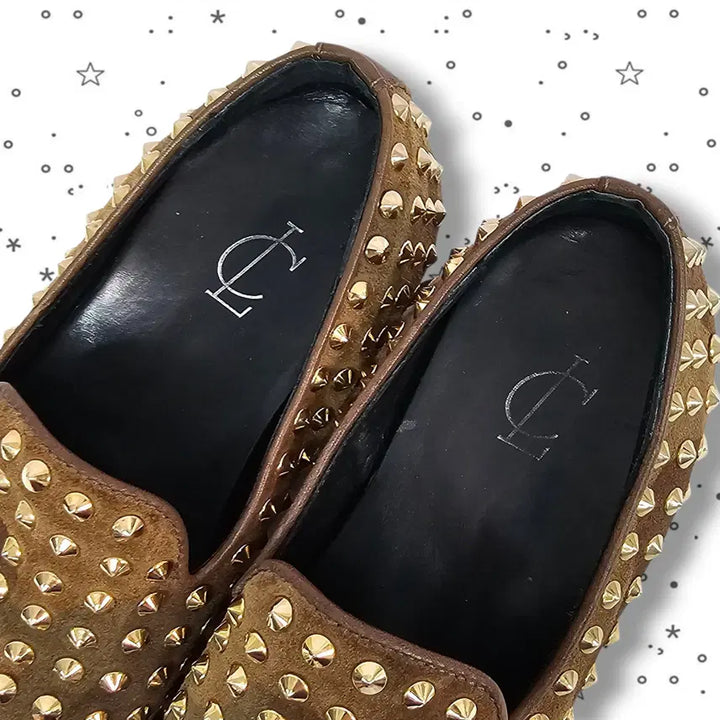 [BUNJANG] Christian Louboutin Studded Slip-on Shoes / 37 Christian Louboutin 스터드 슬립온