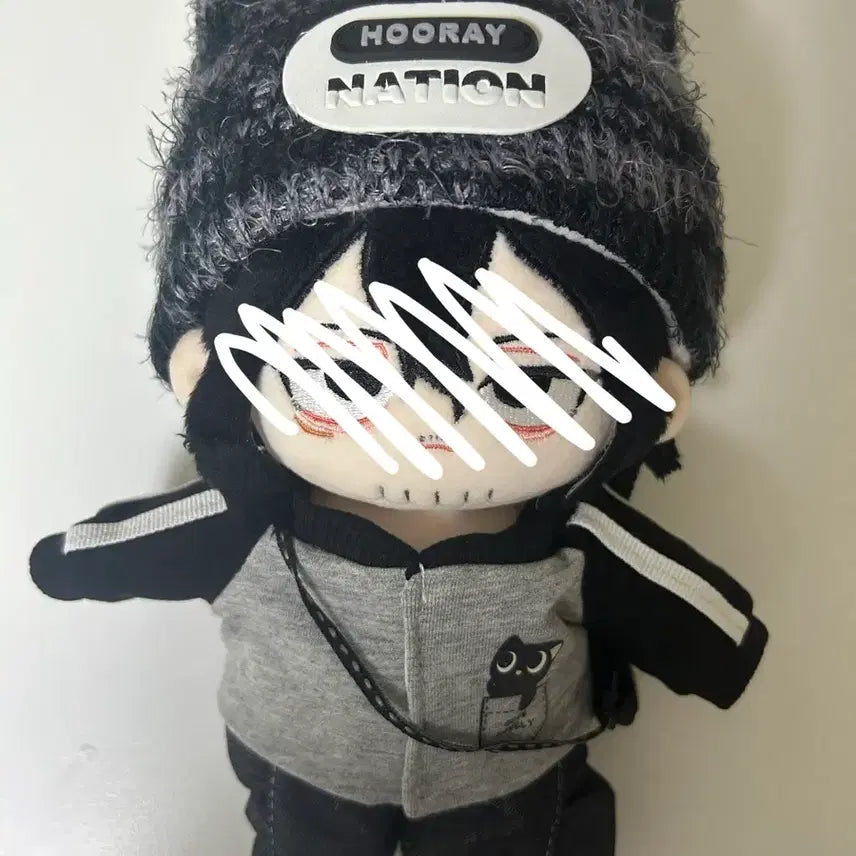 [BUNJANG] Aizawa 20cm Doll Clothes - Black Cat Outfit / 인형옷만) 검은 고양이 인형옷 아이자와 20cm