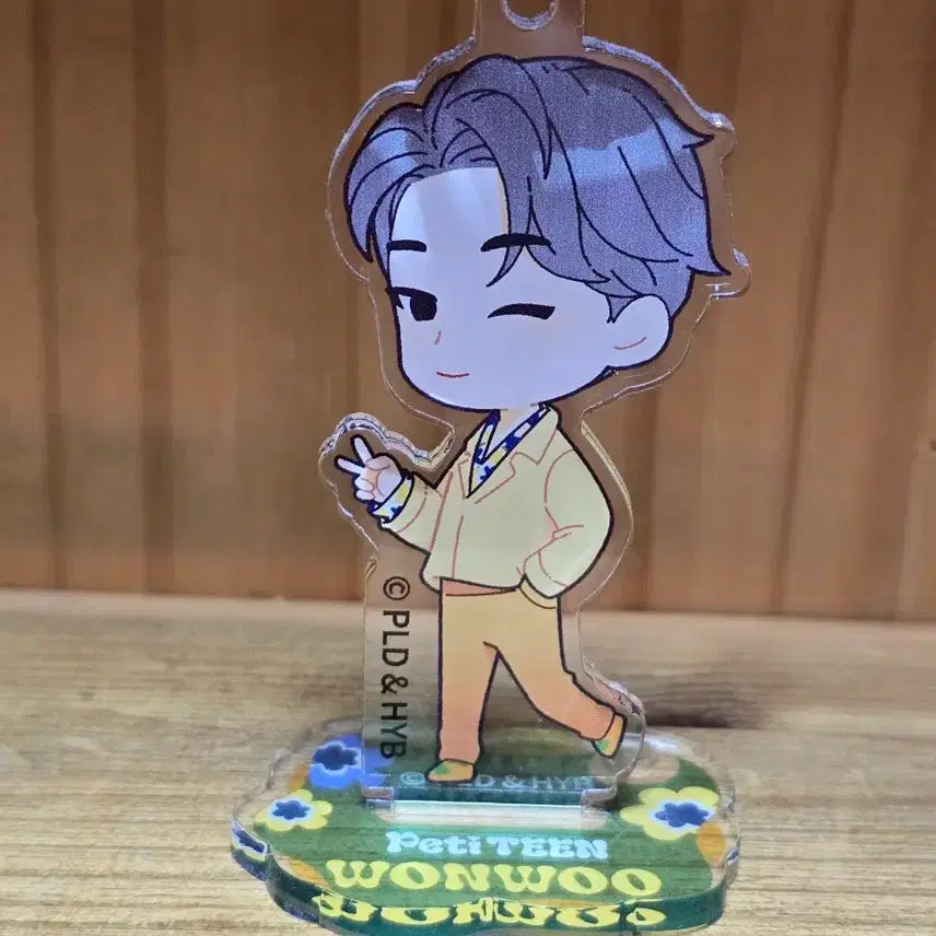 [BUNJANG] SEVENTEEN Wonwoo Petiteen Acrylic Stand Keyring / 세븐틴 쁘띠틴 Petiteen 원우 아크릴 스탠드 키링