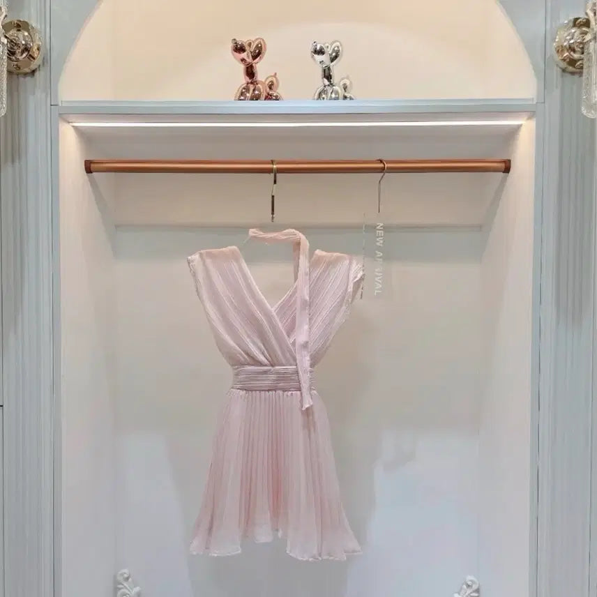 [BUNJANG] Mielle Versailles Pleated Mini Dress / *새상품 수입의류 미엘르 베르사유 플리츠 미니 원피스