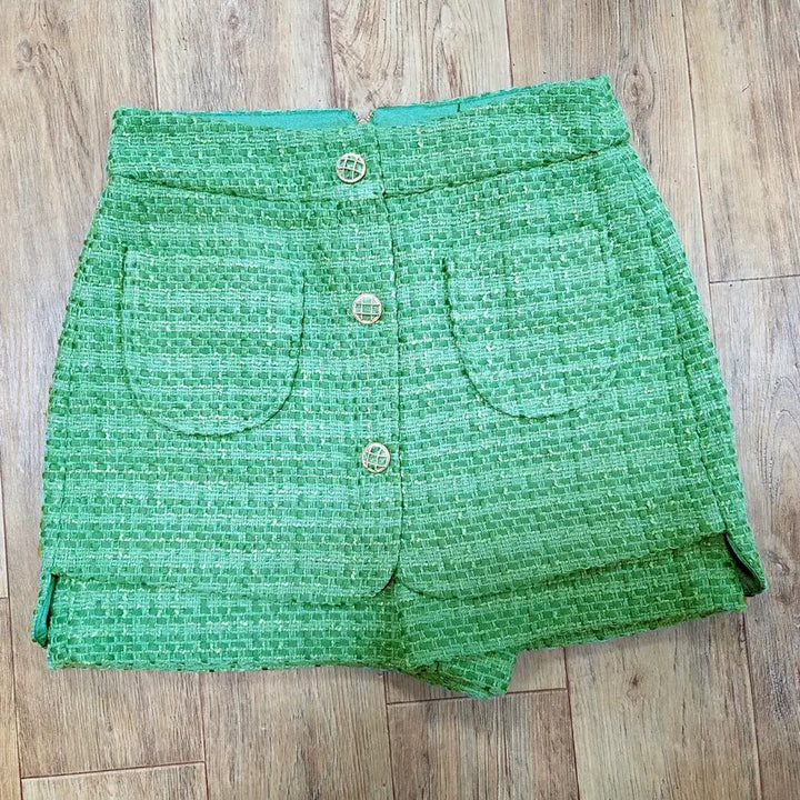 [BUNJANG] EGOIST Tweed Shorts with Pocket Patch - Size 66 / 에고이스트(EGOIST) 포켓패치 트위드팬츠 66 새상품