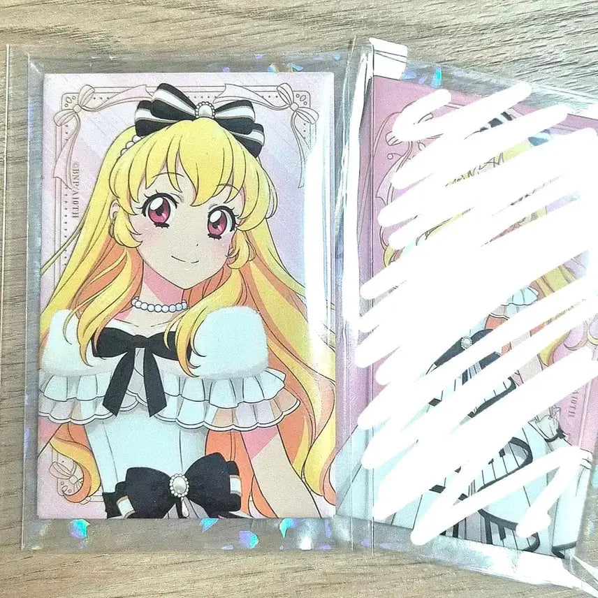 [BUNJANG] Aikatsu Ichigo Square Can Badge / 아이카츠 오케카츠 이치고 사각 캔뱃지 뱃지