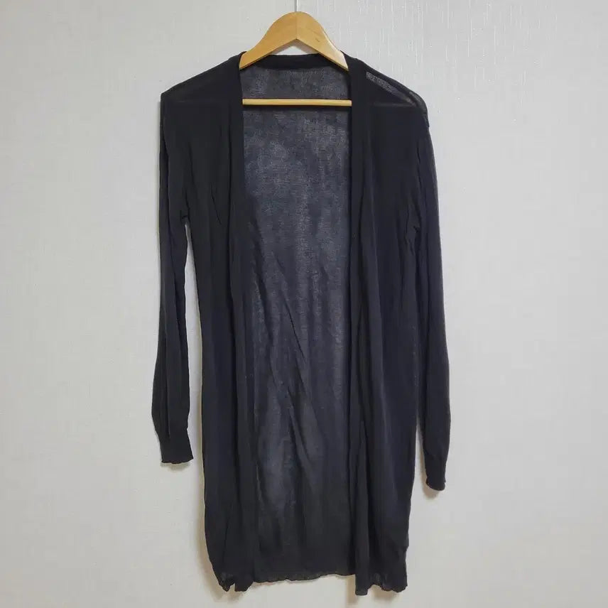 [BUNJANG] Black Long Cardigan / 35.블랙 롱 가디건 간절기용