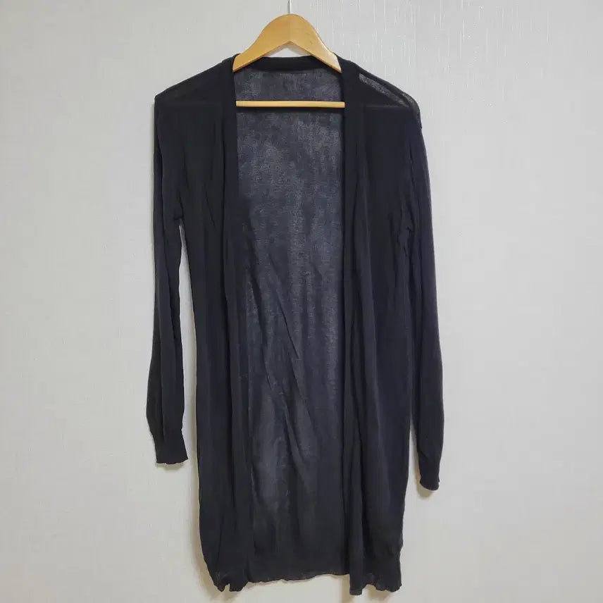 [BUNJANG] Black Long Cardigan / 35.블랙 롱 가디건 간절기용