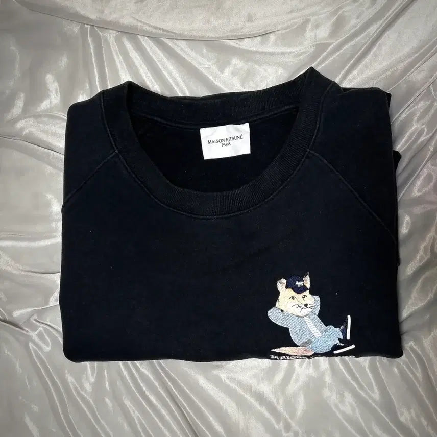 [BUNJANG] Maison Kitsune Fox Printed Sweatshirt XXL / 메종키츠네 폭스 프린팅 맨투맨 XXL