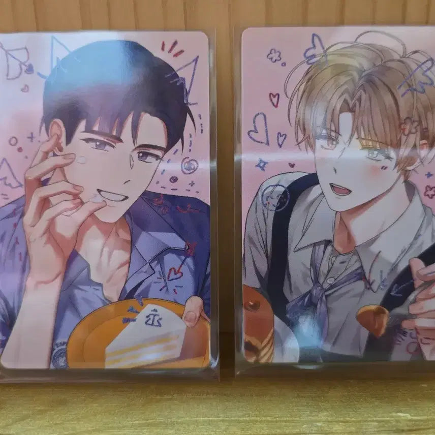 [BUNJANG] Idiya Collaboration Ryu Chungwoo &amp; Sun Ah Hyun Photocard Bundle Set / 데못죽 이디야 콜라보 류청우, 선아현 포카 일괄