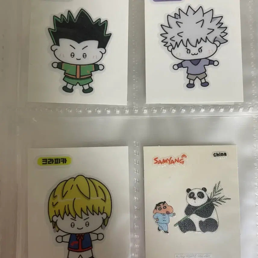 [BUNJANG] Hunter x Hunter Non-Official Sticker Set / 헌터헌터 빵이님 통판 비공굿 띠부씰 3종 세트
