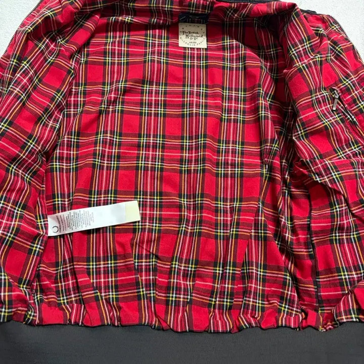 [BUNJANG] Fred Perry Waxed Cotton Harrington Jacket (Brown) / [S] 프레드페리 왁스드 코튼 해링턴 자켓 메이드인 잉글랜드 (브라운)