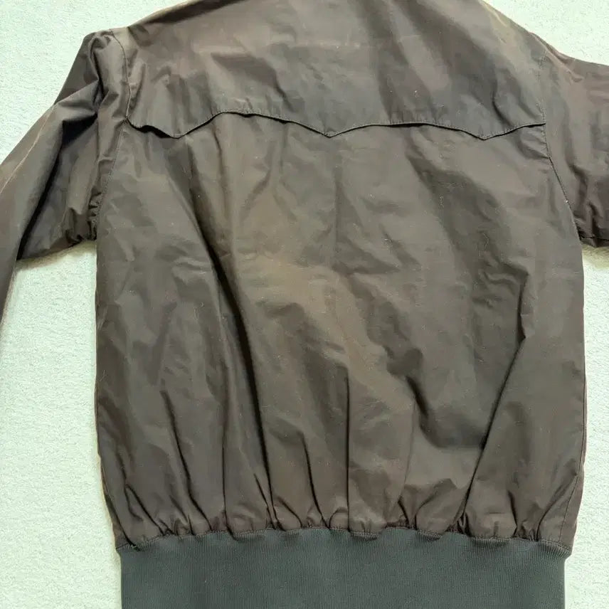 [BUNJANG] Fred Perry Waxed Cotton Harrington Jacket (Brown) / [S] 프레드페리 왁스드 코튼 해링턴 자켓 메이드인 잉글랜드 (브라운)