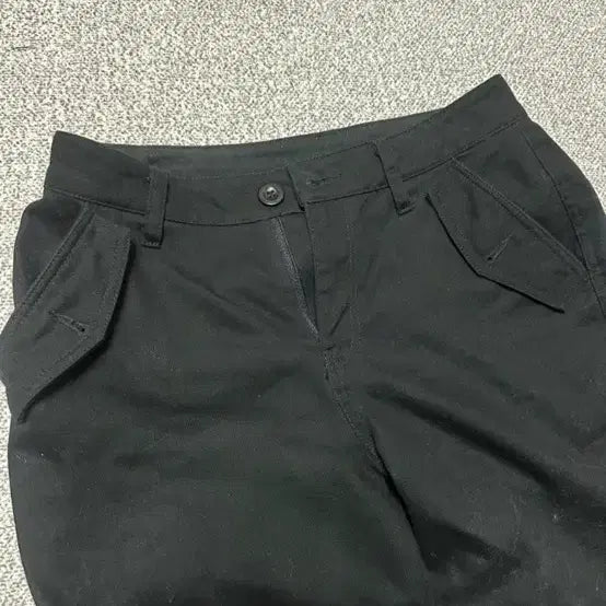 [BUNJANG] Black Wide Cargo Pants / 블랙 카고 바지 와이드 팬츠 벌룬팬츠 카고바지