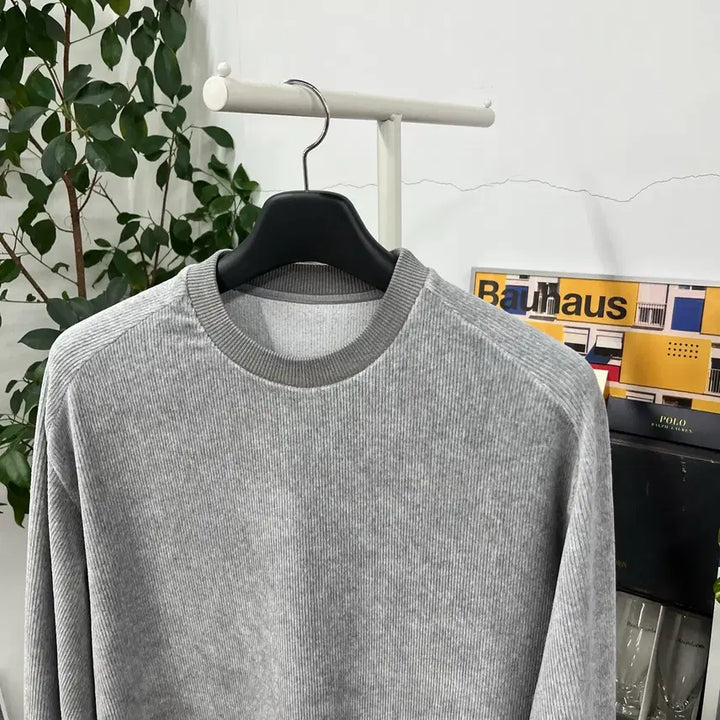 [BUNJANG] System Corduroy Sweatshirt L / 시스템 코듀로이 맨투맨 L