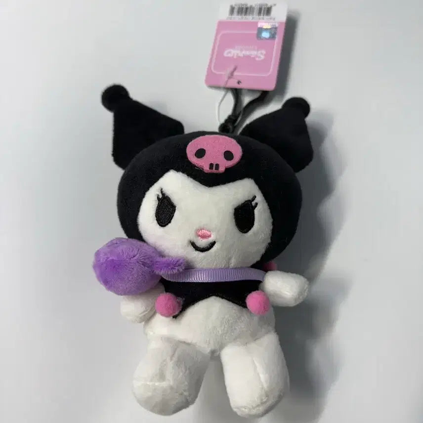 [BUNJANG] Sanrio Kuromi Plush Keychain / 산리오 쿠로미 인형 키링