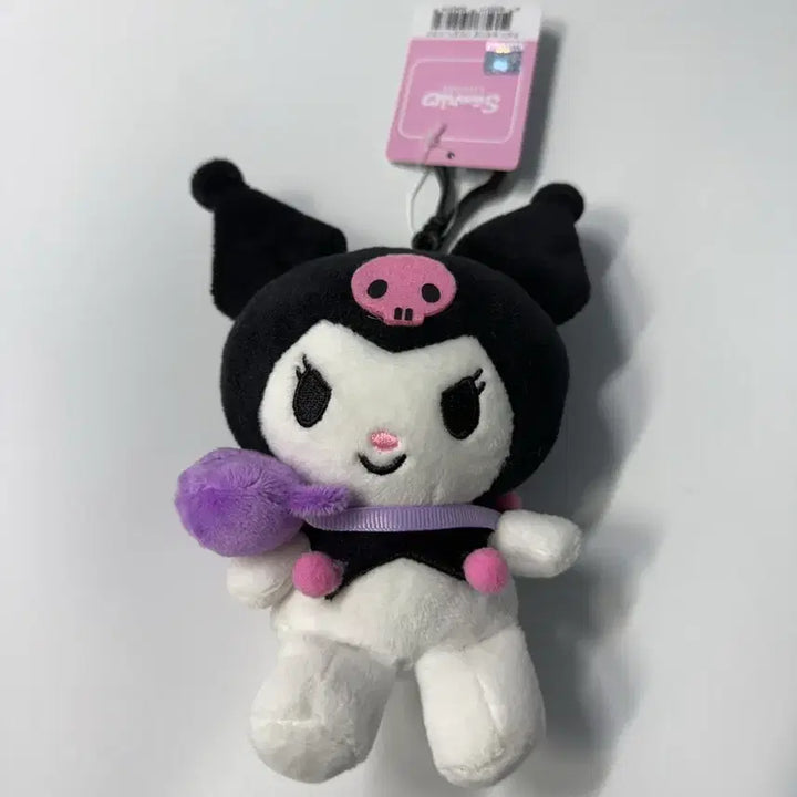 [BUNJANG] Sanrio Kuromi Plush Keychain / 산리오 쿠로미 인형 키링