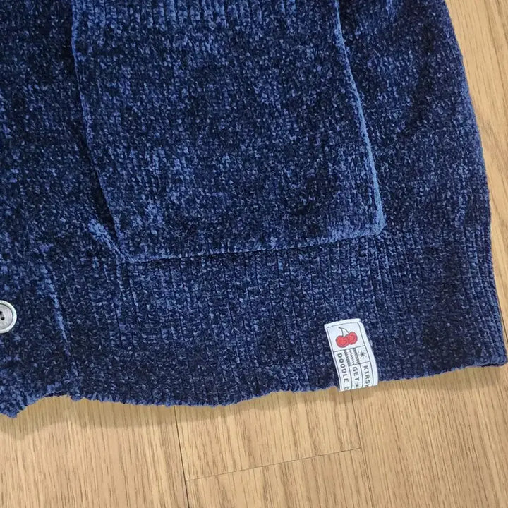 [BUNJANG] Kirsh Velvet Cardigan Navy / 키르시 벨벳 가디건 네이비