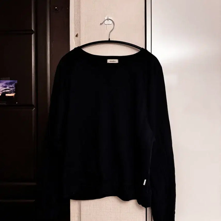 [BUNJANG] Slow Cotton Basic Navy Sweatshirt / 슬로 코튼 베이직 네이비 맨투맨