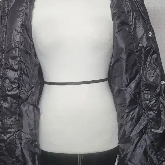 [BUNJANG] Black Hooded Padded Coat (Size 105) / 후드 블랙 패딩 코트 105
