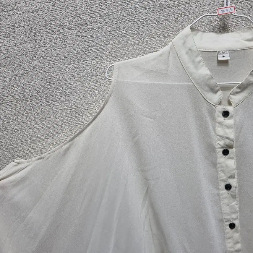 [BUNJANG] Generic No-Collar Blouse / 라480 노카라 블라우스