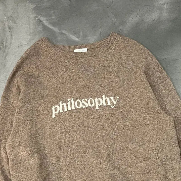 [BUNJANG] Mackintosh Philosophy Logo Knit Sweater / 맥킨토시 필로소피 로고 니트 y15835