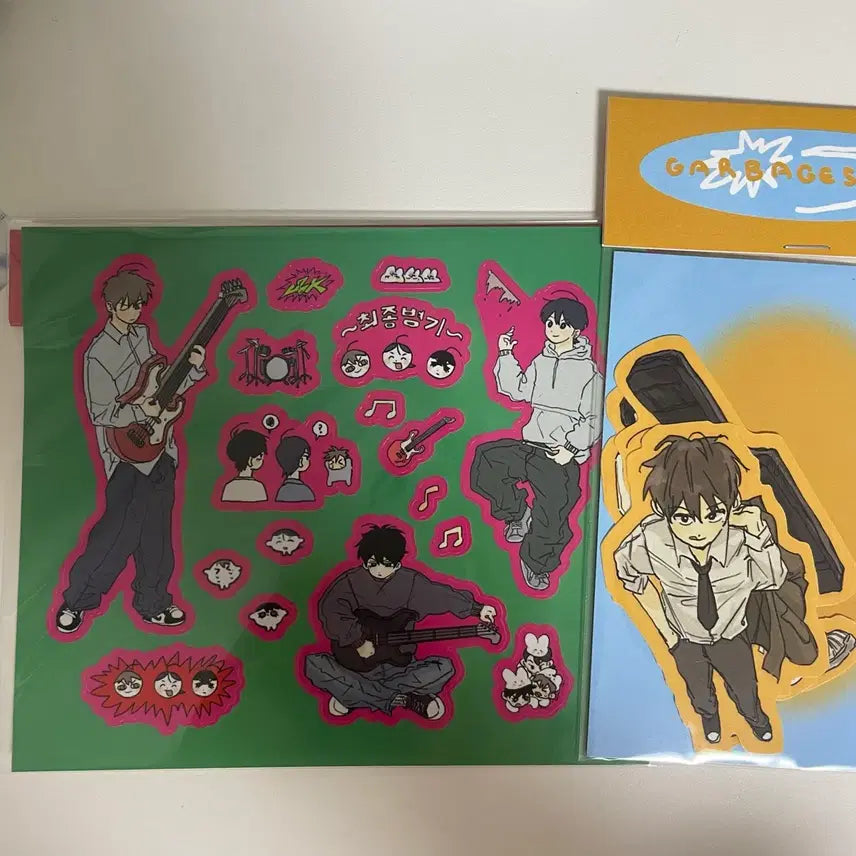[BUNJANG] Gabagetown Gogo Madam Sticker Bundle Set / 가비지타임 고고마님 스티커 일괄 양도 기상호 박병찬 최종수