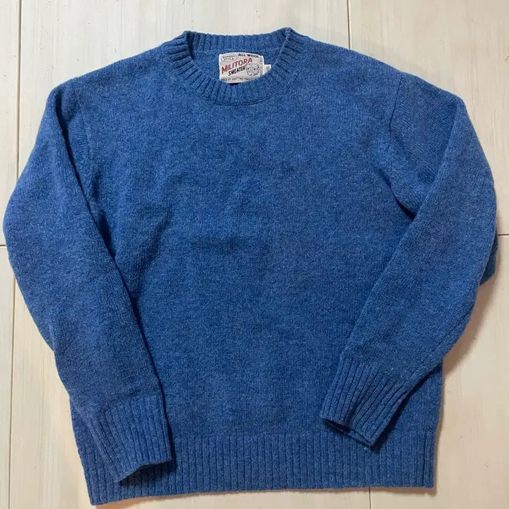 [BUNJANG] Militola Palette Sweater Sapphire Blue L / 밀리토라 팔레트 스웨터 사파이어블루 L