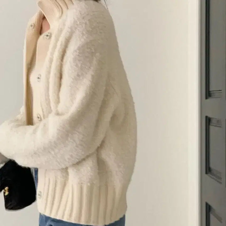 [BUNJANG] BRUNCH Margaret Cardigan - Ivory / [새상품] 브런치 마가렛 가디건 (모네 스노우, 오라리 비슷)