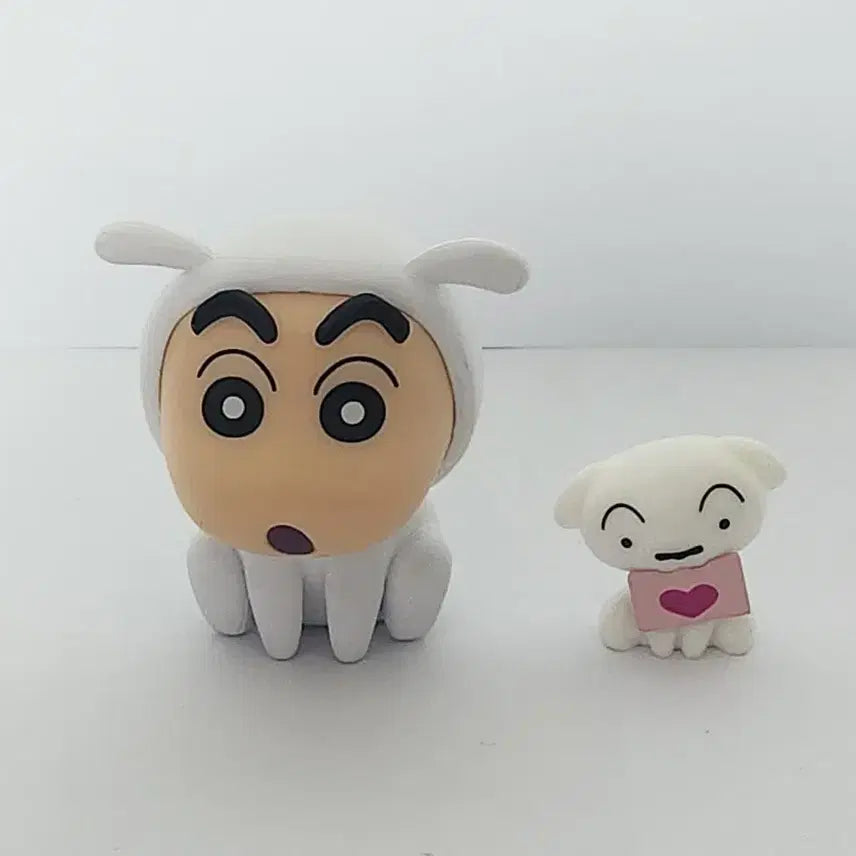 [BUNJANG] Crayon Shin-chan White Dog Bundle Figure / 짱구 흰둥이 피규어 일괄(하자-짱구 피규어 꼬리 얼룩)