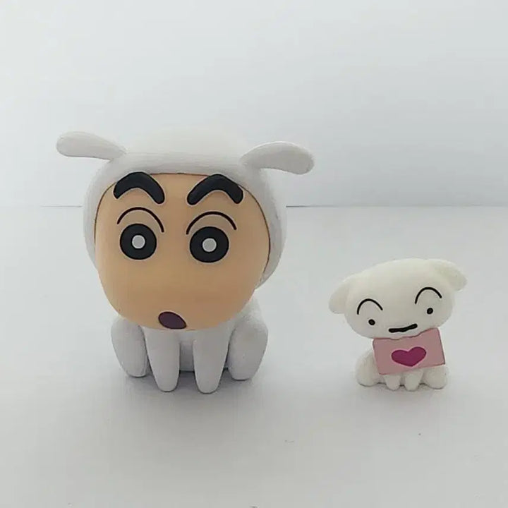 [BUNJANG] Crayon Shin-chan White Dog Bundle Figure / 짱구 흰둥이 피규어 일괄(하자-짱구 피규어 꼬리 얼룩)