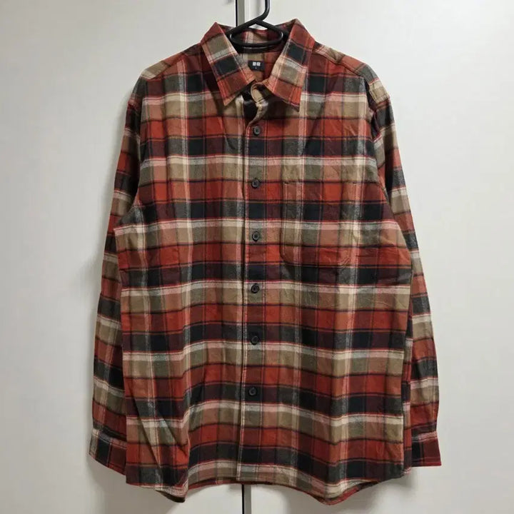 [BUNJANG] Uniqlo Flannel Check Shirt L / Uniqlo 유니클로 플란넬 체크 셔츠 L(100)