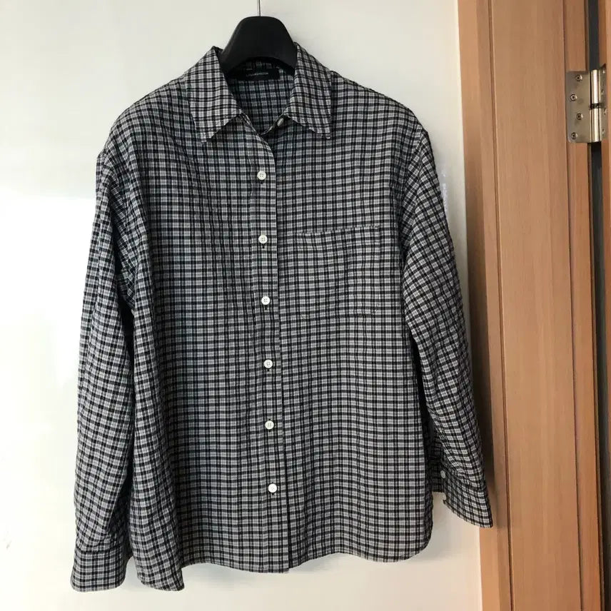 [BUNJANG] Labamba Room Seersucker Checkered Shirt / 라밤바룸 체크 셔츠 시어서커 지지미