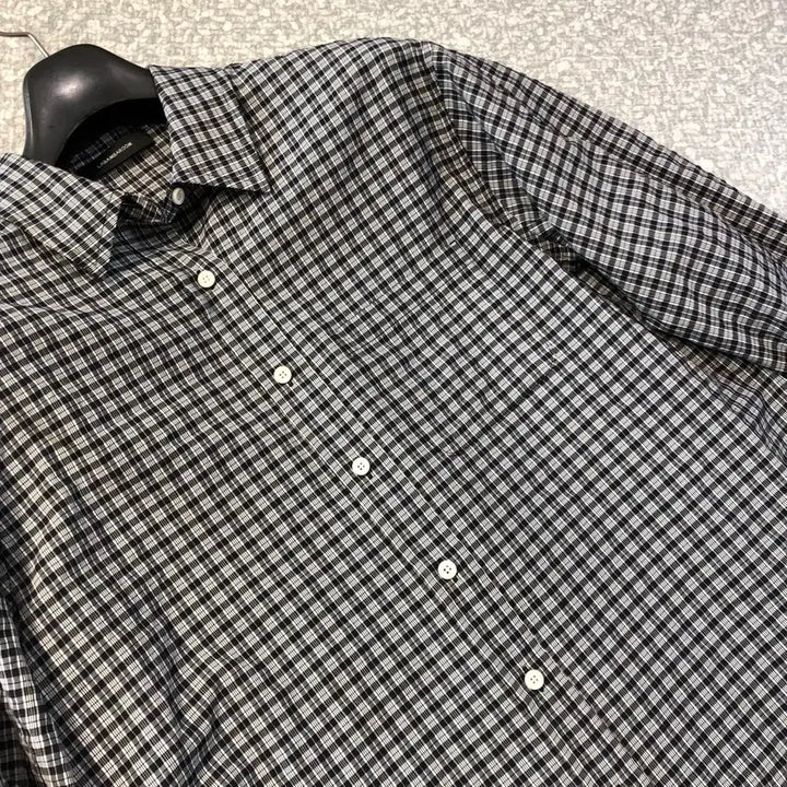 [BUNJANG] Labamba Room Seersucker Checkered Shirt / 라밤바룸 체크 셔츠 시어서커 지지미