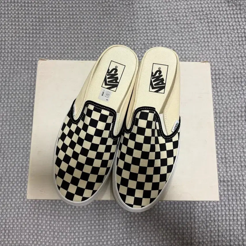 [BUNJANG] Vans Checkerboard Slip-On Mule 255 Shoes / 반스 체커보드 슬립온 뮬 255 새상품