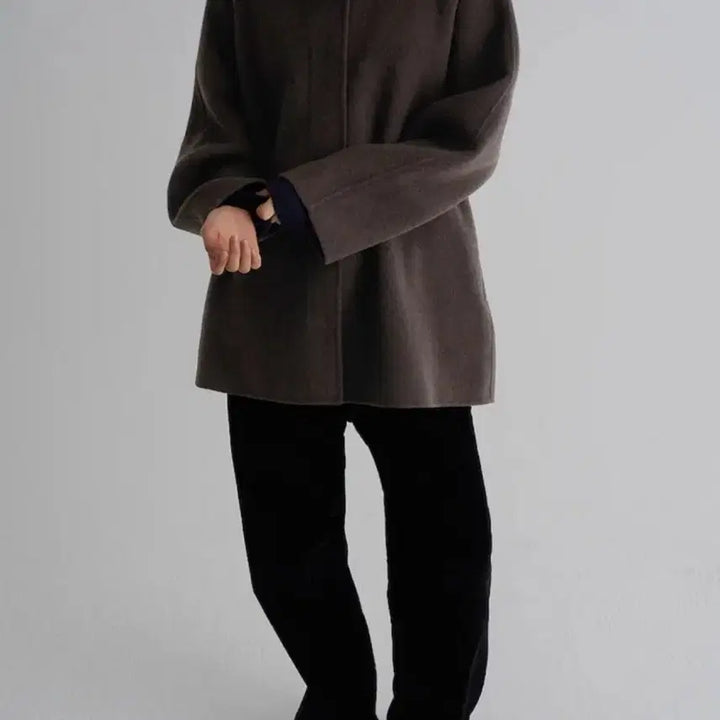 [BUNJANG] 8Seconds Handmade Brown Midi Coat / 에잇세컨즈 핸드매이드 브라운 미디코트 급처