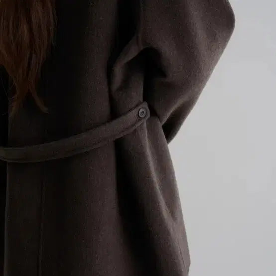 [BUNJANG] 8Seconds Handmade Brown Midi Coat / 에잇세컨즈 핸드매이드 브라운 미디코트 급처