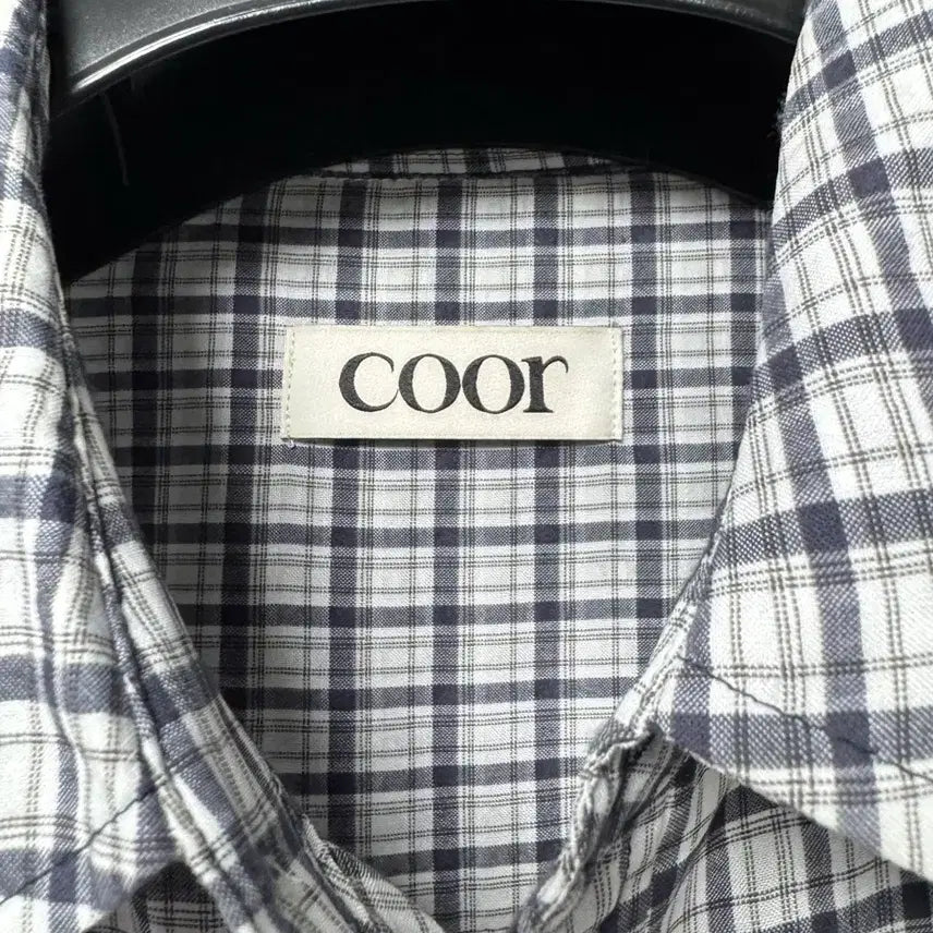 [BUNJANG] Coore Check Seersucker Shirt - Size L / 쿠어 체크 시어커서 셔츠 L 사이즈