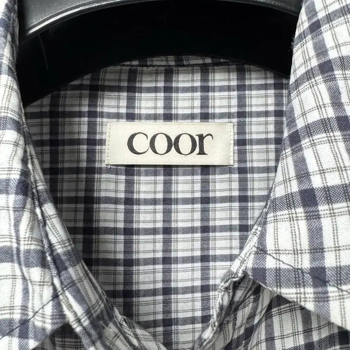 [BUNJANG] Coore Check Seersucker Shirt - Size L / 쿠어 체크 시어커서 셔츠 L 사이즈