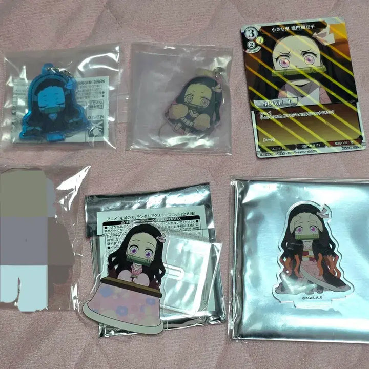 [BUNJANG] Demon Slayer Nezuko Kamado Acrylic Goods Bundle Set / 귀멸의 칼날 카마도 네즈코 아크릴 피타 굿즈 일괄 미개봉 귀칼