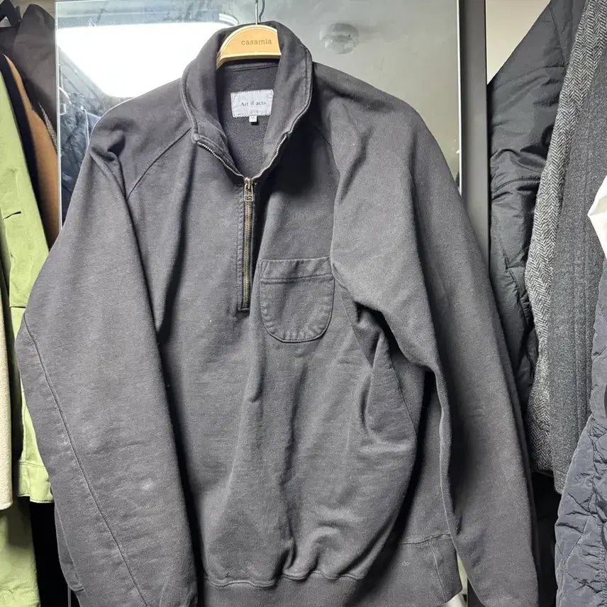 [BUNJANG] Artifcts Half Zip-Up Sweatshirt XL / 아트이프액츠 하프집업 스웨트셔츠 xl
