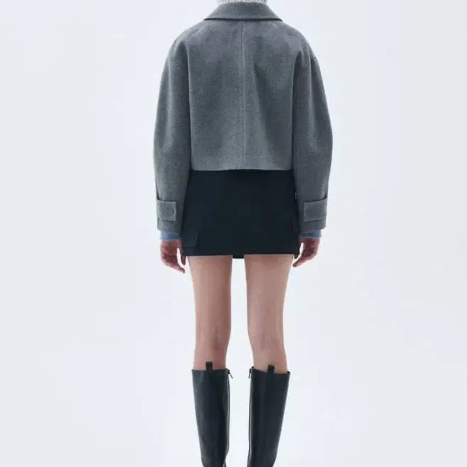 [BUNJANG] Citybreeze Volume Wool Coat - Gray / 시티브리즈 볼륨 울 코트 그레이(새상품)