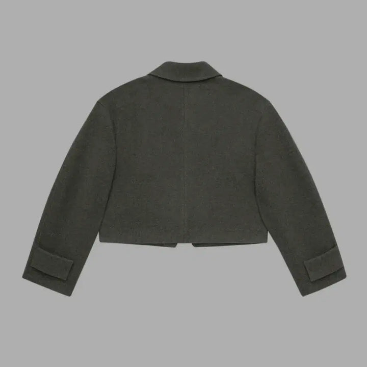 [BUNJANG] Citybreeze Volume Wool Coat - Gray / 시티브리즈 볼륨 울 코트 그레이(새상품)